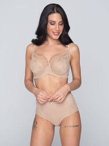 Σουτιέν Melody wired full cup Luna Splendida 14244 Skin | evaunderwear