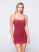 Load image into Gallery viewer, Νυχτικό Τιράντα Micro Touch Chemise Luna Splendida Red 
