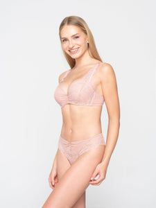 Σουτιέν Luna Splendida Orchidea Balconette Powder 14091 | evaunderwear