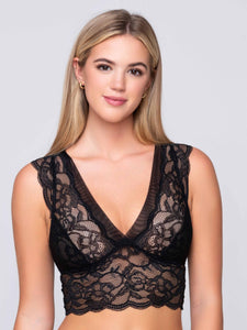 Σουτιέν Bralette Party Luna Splendida 15270 Black  | evaunderwear