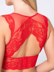 Σουτιέν Bralette Party Luna Splendida 15270 Red  | evaunderwear