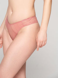 Γυναικείο Σλιπ Pearl String Luna Splendida 26500 Dusty Pink | evaunderwear