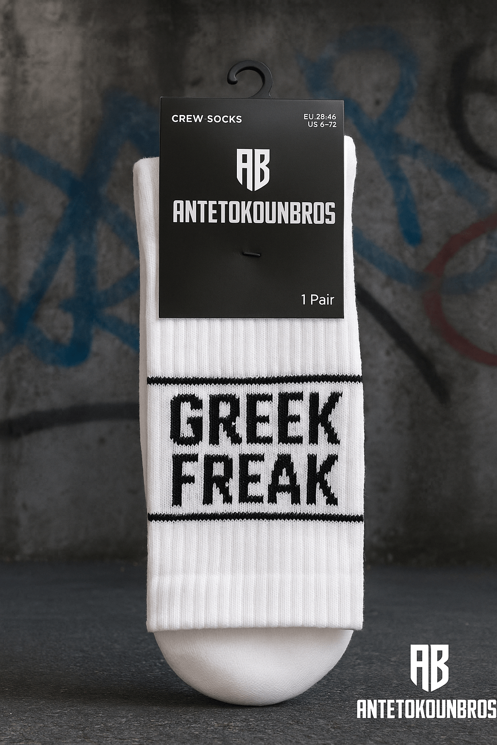 antetokounbros-αθλητική-βαμβακερή-κάλτσα-crew-1-ζευγάρι-greek-freak