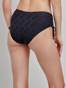 Gisela Μαγιό Μπικίνι Σλιπ Ψηλόμεσο "BLACK ELEGANCE" 30188B | evaunderwear