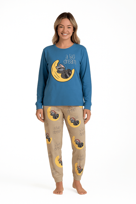 evaunderwear-gynaikeia-xeimerini-pijama-a-big-dream-rakoun-feggari-lastixo-panteloni