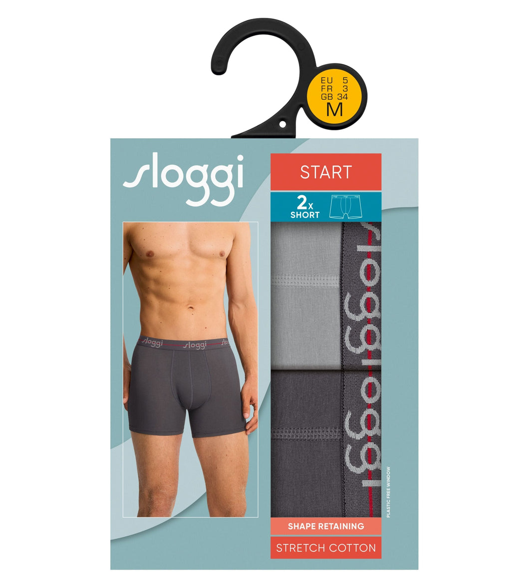 Ανδρικά Μποξεράκια Sloggi Start Short 2ΤΜΧ 0034 | evaunderwear