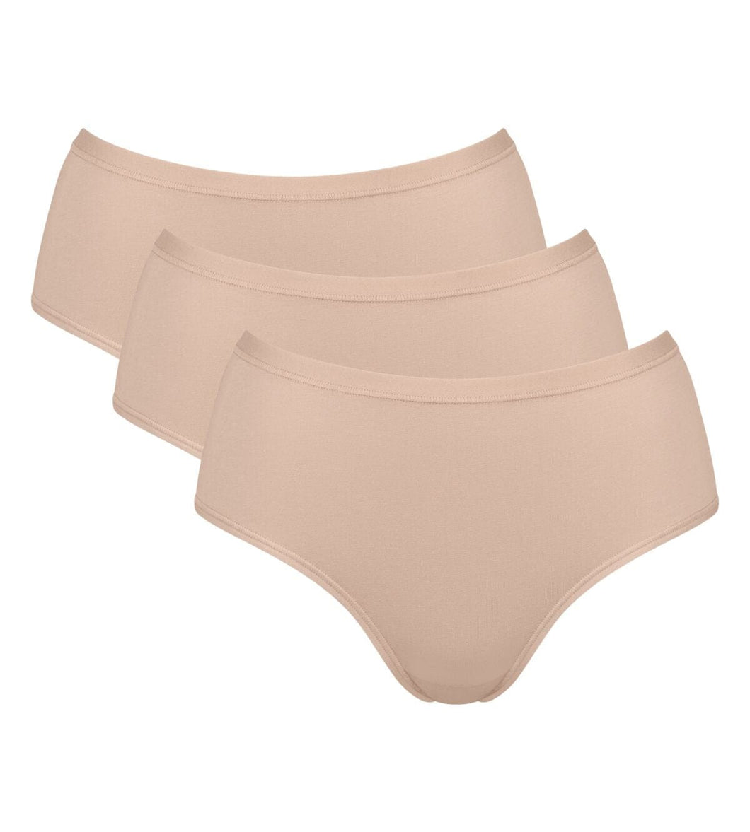 Γυναικεία Σλιπ 3TMX Sloggi Go Daily Cotton Midi Beige | evaunderwear