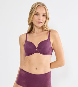 Σουτιέν Triumph Wild Rose Sensation WP Purple | evaunderwear