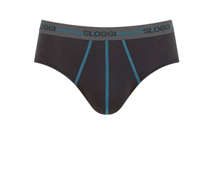 Ανδρικά Σλιπ Sloggi Start Midi 2ΤΜΧ M003 | evaunderwear