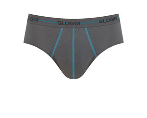 Ανδρικά Σλιπ Sloggi Start Midi 2ΤΜΧ M003 | evaunderwear
