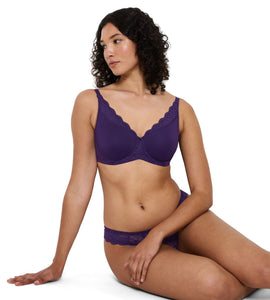 Σουτιέν Triumph Minimizer Amourette W01 Dark Purple | evaunderwear