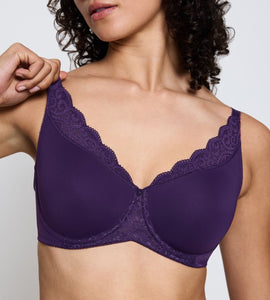 Σουτιέν Triumph Minimizer Amourette W01 Dark Purple | evaunderwear