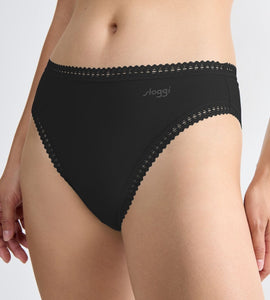 Γυναικεία Σλιπ 3TMX Sloggi Go Crush H High Leg Black | evaunderwear