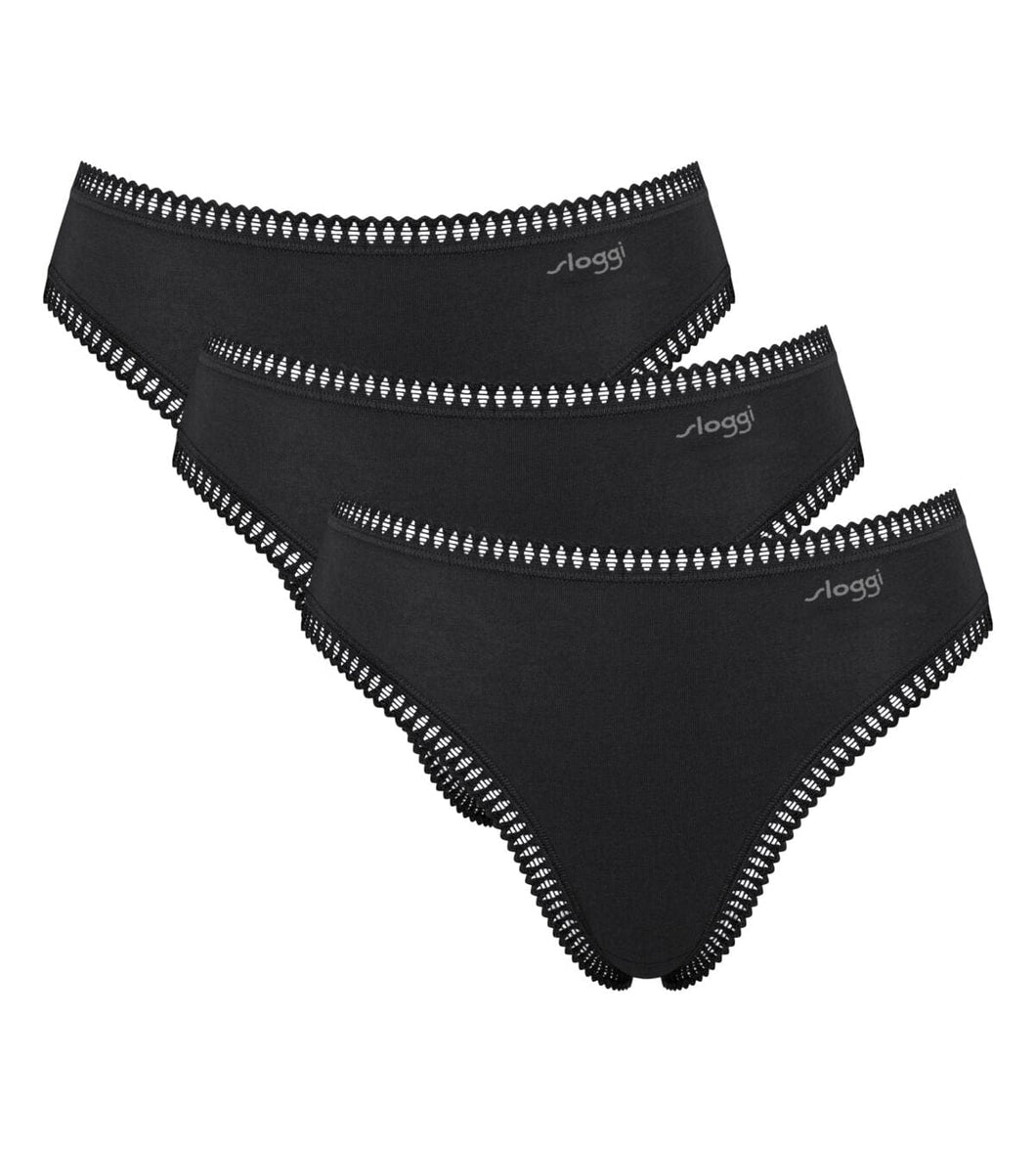 Γυναικεία Σλιπ 3TMX Sloggi Go Crush H High Leg Black | evaunderwear