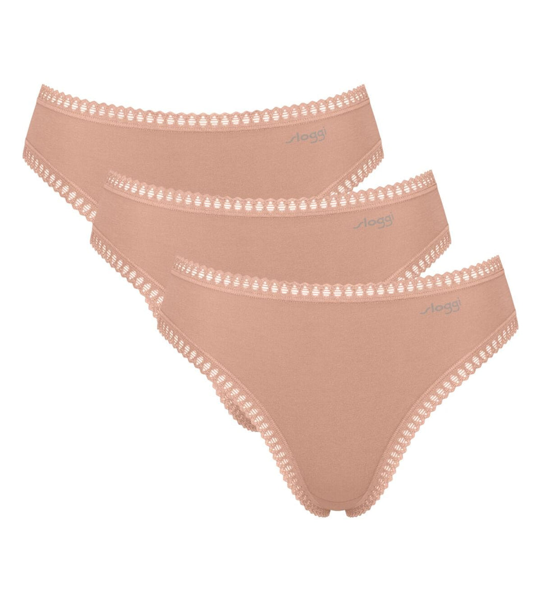 Γυναικεία Σλιπ 3TMX Sloggi Go Crush H High Leg Skin | evaunderwear