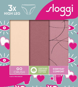 Γυναικεία Σλιπ 3TMX Sloggi Go Crush H High Leg V002 | evaunderwear
