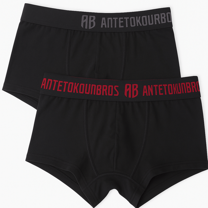 Ανδρικά Μποξεράκια 2ΤΜΧ ANTETOKOUNBROS Black Black