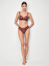 Load image into Gallery viewer, Σουτιέν Gisela &quot;Red Wine Lace&quot; 10034T Cup C/D | evaunderwear
