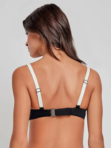 Gisela Μαγιό Μπικίνι Τοπ "BLACK & WHITE" 30185T | evaunderwear