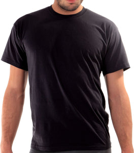 T-Shirt Ανδρικό Πολύ Μεγάλα Μεγέθη Apple Black  | evaunderwear