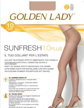 Φόρτωση εικόνας στο εργαλείο προβολής Συλλογής, γυναικείο καλσόν 10den 2 τμχ &quot;sunfresh&quot; Golden Lady | evaunderwear

