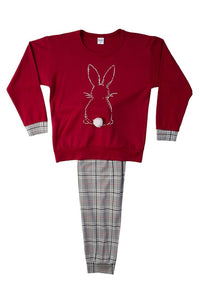 Πιτζάμα Παιδική Χειμερινή "Artic Rabbit" Rachel 12728 | evaunderwear