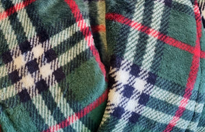 Ανδρική Σταυρωτή Ρόμπα Καρό "Fleece Warm" Secret Point | evaunderwear