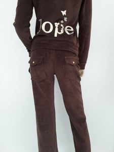 Γυναικεία φόρμα βελουτέ "activewear hope brown" MariePo | evaunderwear - Eva Underwear 