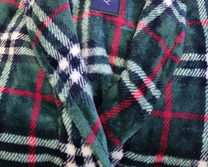 Ανδρική Σταυρωτή Ρόμπα Καρό "Fleece Warm" ΟΔΥΣΣΕΥ 2161 | evaunderwear