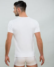 Φόρτωση εικόνας στο εργαλείο προβολής Συλλογής, Ανδρικό T-Shirt Κοντό Μανίκι MR BIG 306 White | evaunderwear
