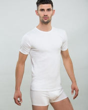 Load image into Gallery viewer, Ανδρικό T-Shirt Κοντό Μανίκι MR BIG 306 White | evaunderwear
