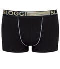 Μποξεράκια Sloggi Men Go ABC Natural H Hipster 2TMX Black & Βlue | evaunderwear