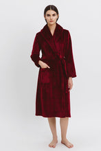 Load image into Gallery viewer, Γυναικεία Ρόμπα Extra Warm Fleece Σταυρωτή Giota 3908 | evaunderwear
