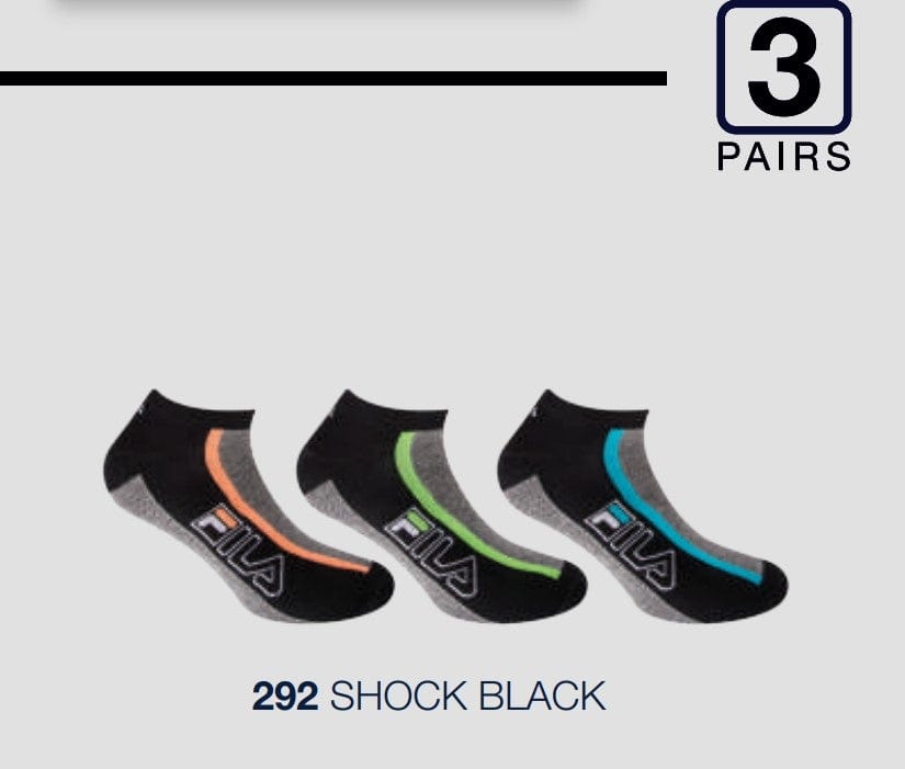 ανδρικές κάλτσες 3 τεμάχια Fila f2650 | evaunderwear
