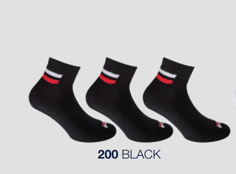 unisex κάλτσες ημίκοντες 3 τεμάχια Fila f2701 | evaunderwear