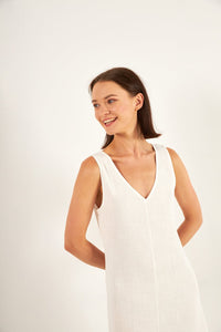 Φόρεμα Αμάνικο Off-White Harmony 504604 | evaunderwear