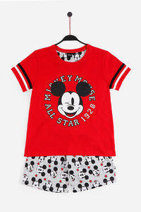 παιδική καλοκαιρινή πιτζάμα αγόρι "micky mouse" Admas Disney | evaunderwear