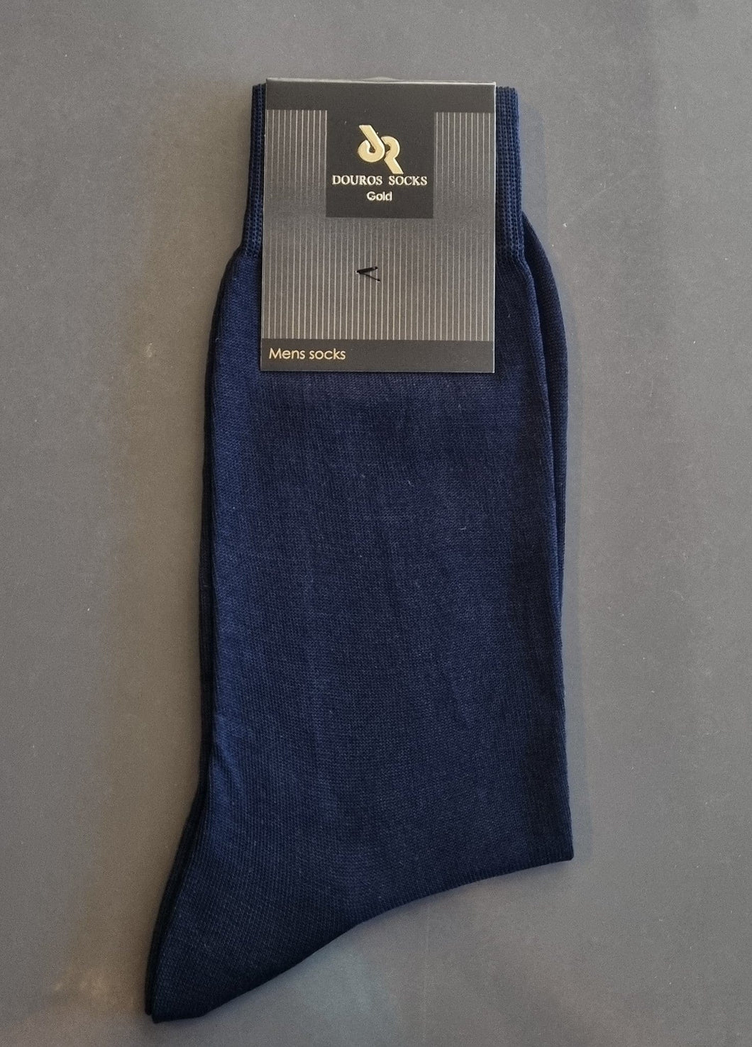 Ανδρική Βαμβακερή Μερσεριζέ Κάλτσα Μπλε Douros 590 | evaunderwear