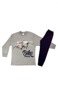 πιτζάμα αγόρι "bike strong" Pretty baby 164 | evaunderwear - Eva Underwear 