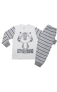 Πιτζάμα Βρεφική Χειμερινή Αγόρι "Little" Pretty Baby  | evaunderwear
