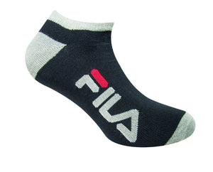 Ανδρικές Κάλτσες 3 ΤΜΧ Κοντές Black & Grey  FILA F1979 | evaunderwear