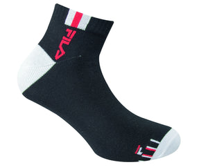 Ανδρικές Κάλτσες 3 ΤΜΧ Κοντές Black & Grey FILA F2033 | evaunderwear