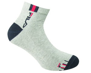 Ανδρικές Κάλτσες 3 ΤΜΧ Κοντές Black & Grey FILA F2033 | evaunderwear