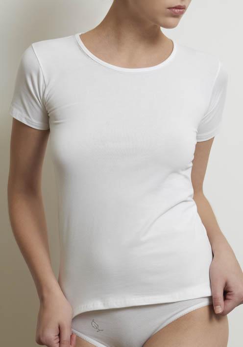 μπλούζα κοντό μανίκι micromodal 375 dreams | evaunderwear - Eva Underwear 