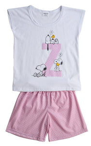 Παιδική Πιτζάμα Κορίτσι Snoopy Peanuts SN-039 