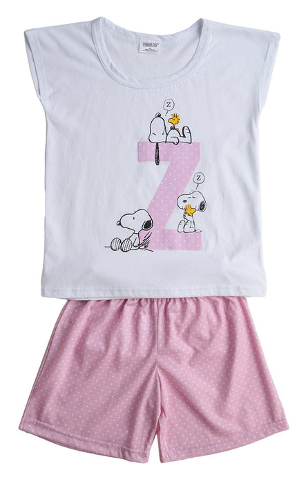 Παιδική Πιτζάμα Κορίτσι Snoopy Peanuts SN-039 