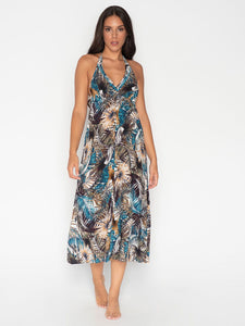 Γυναικείο Καφτάνι Φόρεμα "Tropic" Luna Splendida 93754 |  evaunderwear