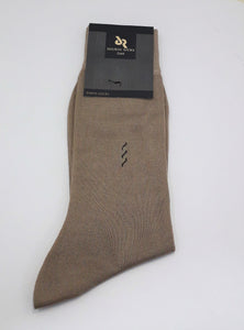 ανδρική  μερσεριζέ κάλτσα μπεζ Douros 545 | evaunderwear
