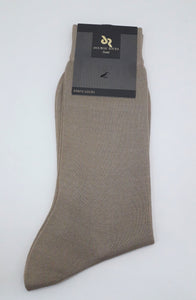 ανδρική  μερσεριζέ κάλτσα μπεζ Douros 590 | evaunderwear