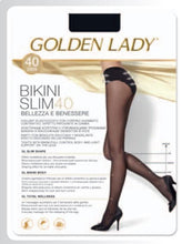 Load image into Gallery viewer, γυναικείο καλσόν 40 den  λαστέξ &quot;bikini slim&quot; Golden Lady | evaunderwear - Eva Underwear 
